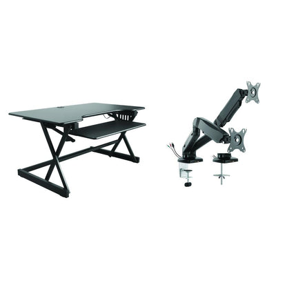 Rocelco 40" Height Adjustable Standing Desk Converter