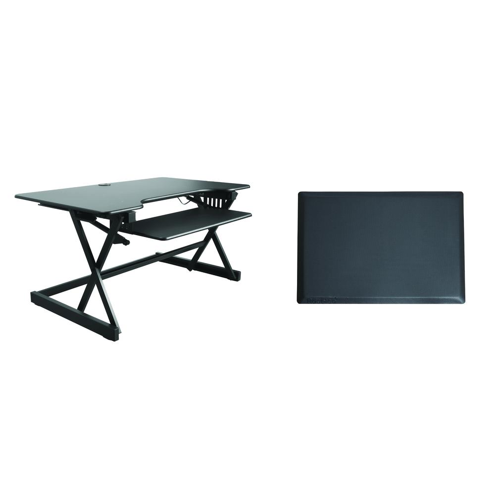 Rocelco 40" Height Adjustable Standing Desk Converter