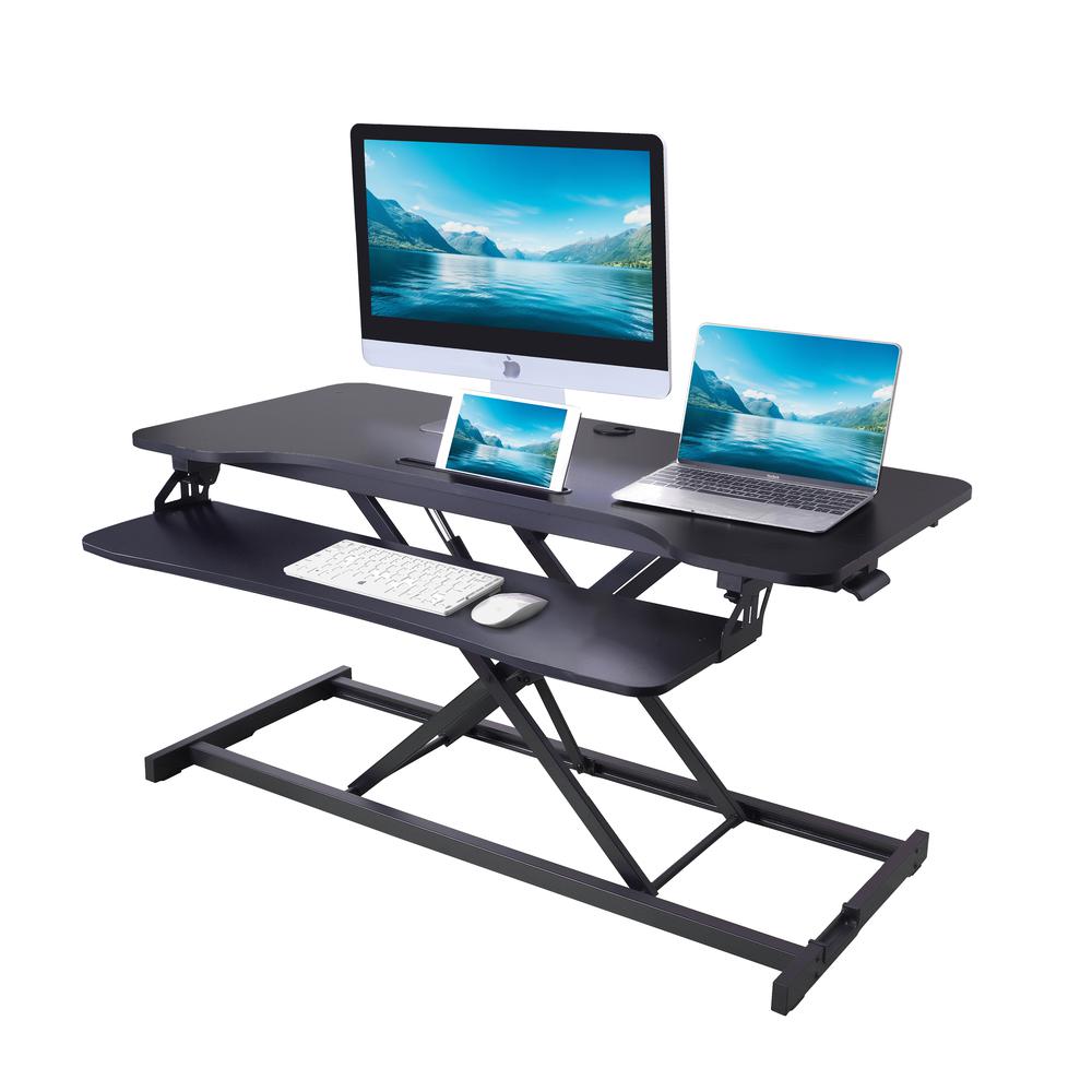 Rocelco 43" Height Adjustable Standing Desk Converter