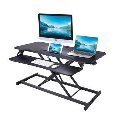 Rocelco 43" Height Adjustable Standing Desk Converter