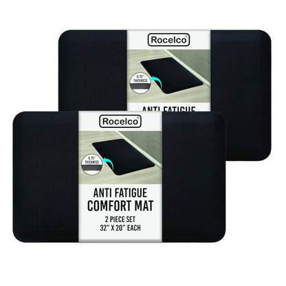 2 Pack Anti Fatigue Standing Floor Mat, 32"x20"