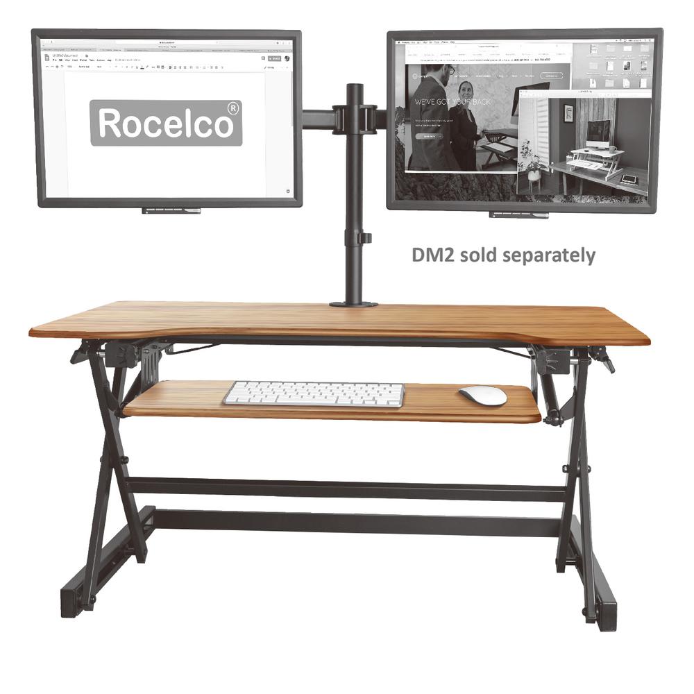 Rocelco 40" Large Height Adjustable Standing Desk