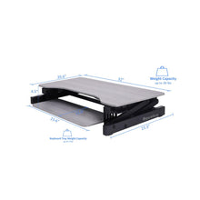 Rocelco 32" Height Adjustable Standing Desk