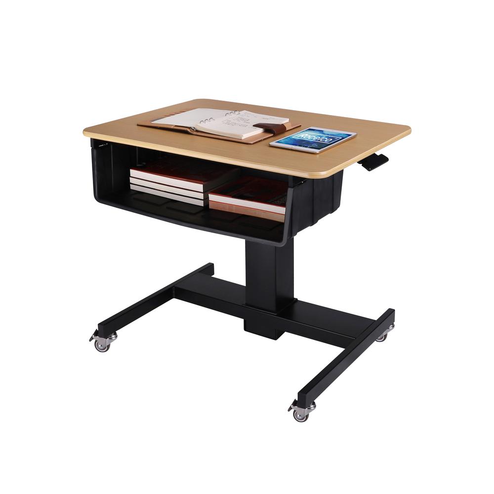 Rocelco 28" Height Adjustable Mobile School Standing Desk