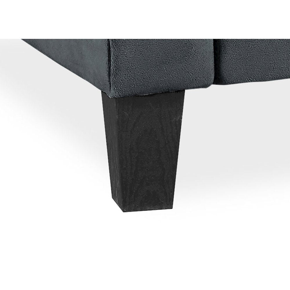 Westin Loveseat Rolled Arm Dark Grey