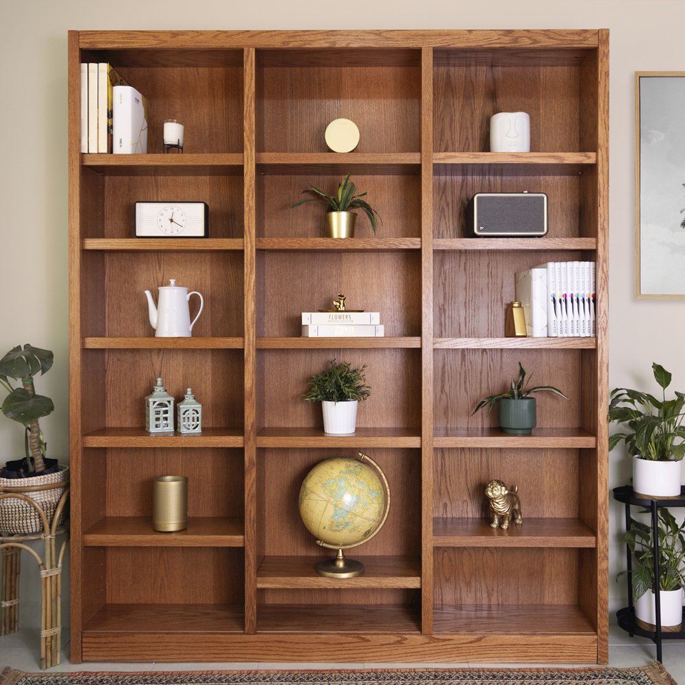 Concepts in Wood 72 x 84 Wall Storage Unit, Dry Oak Finish