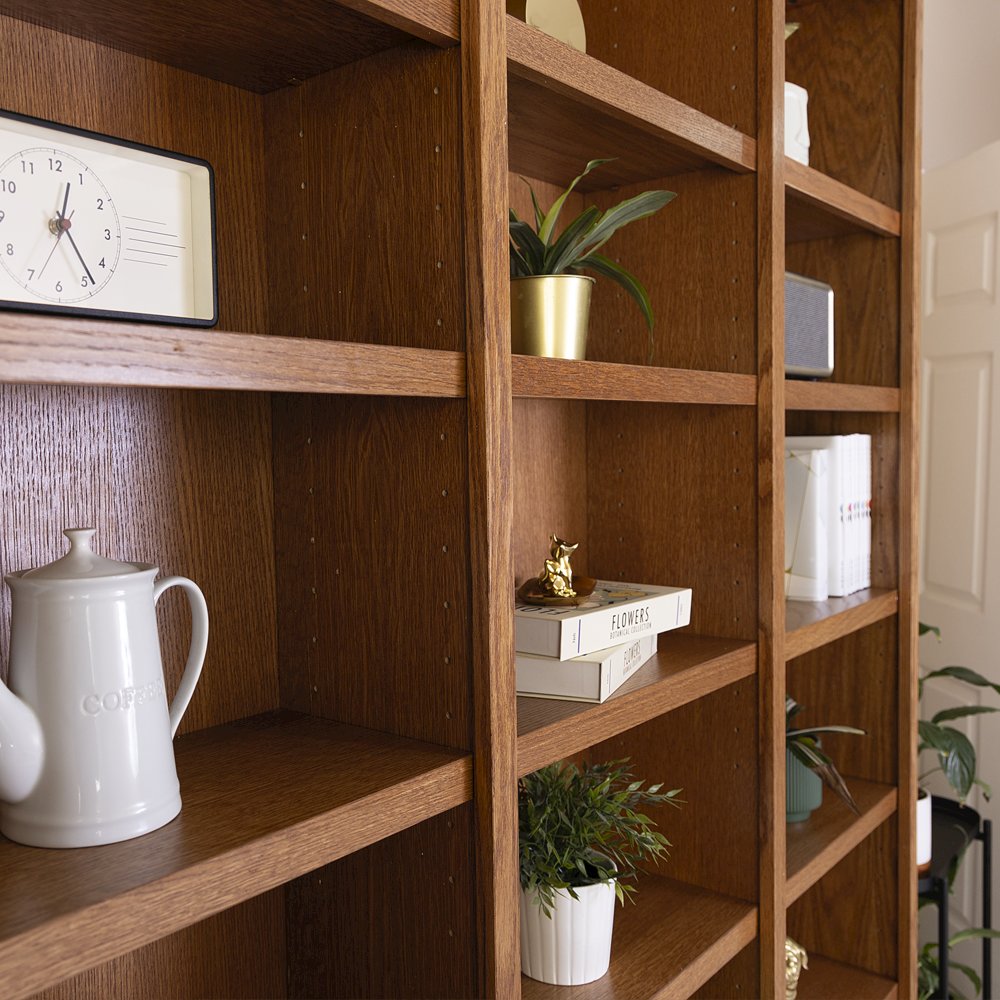 Concepts in Wood 72 x 84 Wall Storage Unit, Dry Oak Finish