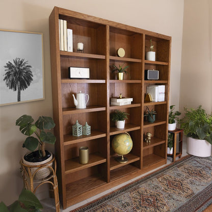 Concepts in Wood 72 x 84 Wall Storage Unit, Dry Oak Finish