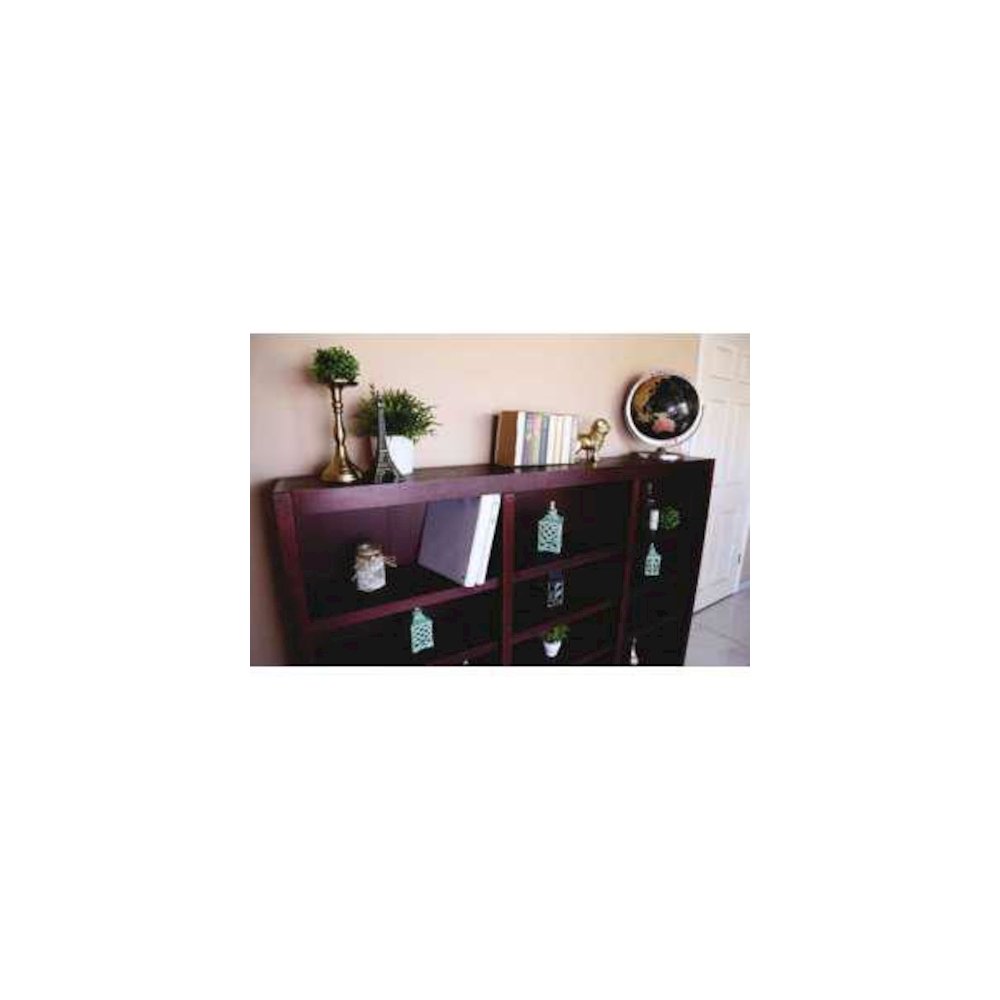 Concepts In Wood 48" H Solid Wood Wall Storage Unit in Cherry Finish
