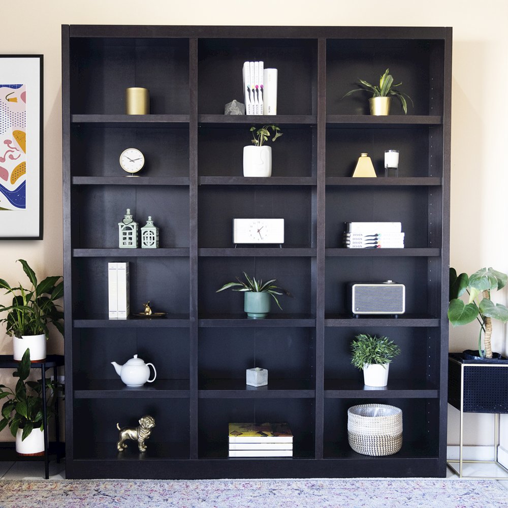 Concepts in Wood 72 x 84 Wall Storage Unit, Espresso Finish