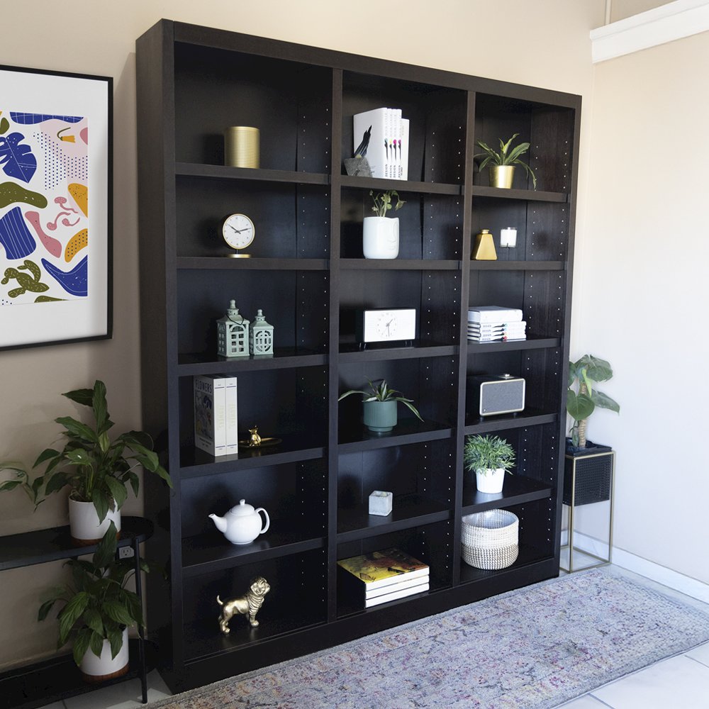 Concepts in Wood 72 x 84 Wall Storage Unit, Espresso Finish