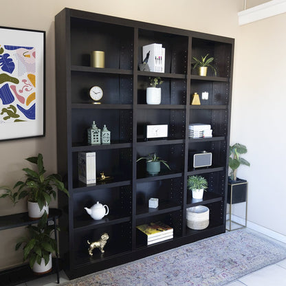Concepts in Wood 72 x 84 Wall Storage Unit, Espresso Finish