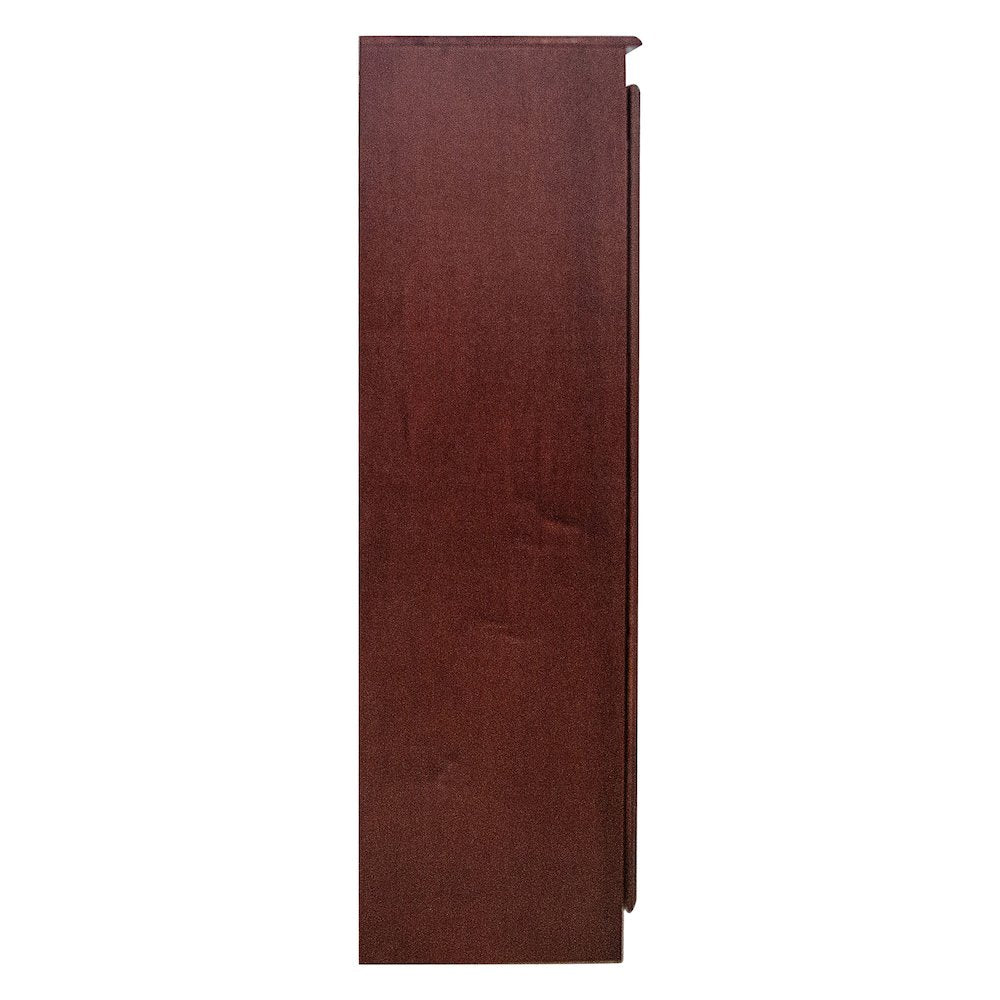 Concepts in Wood Multi-use Storage Cabinet, 4 Shelves, Cherry Finish