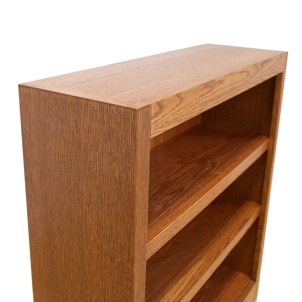 Concepts in Wood Single Wide Bookcase, 3 Shelves, Dry Oak Finish