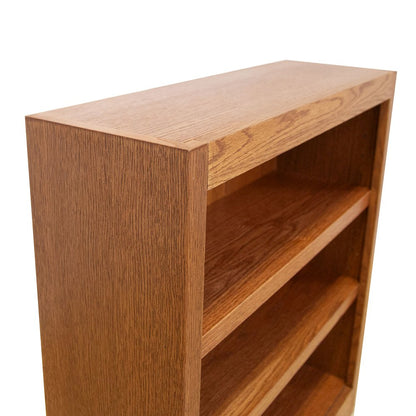 Concepts in Wood Single Wide Bookcase, 3 Shelves, Dry Oak Finish