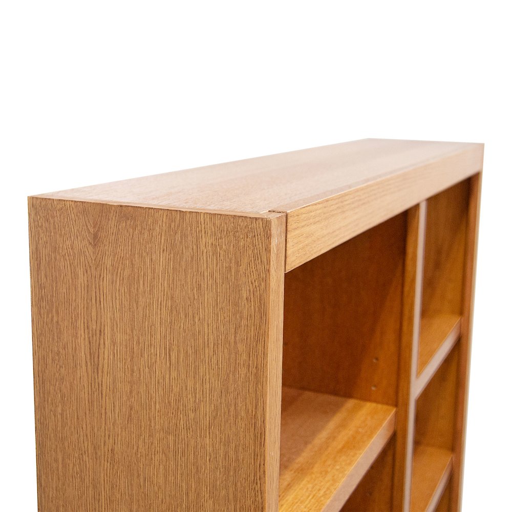 Concepts in Wood Double Wide Bookcase, 10 Shelves, Dry Oak Finish