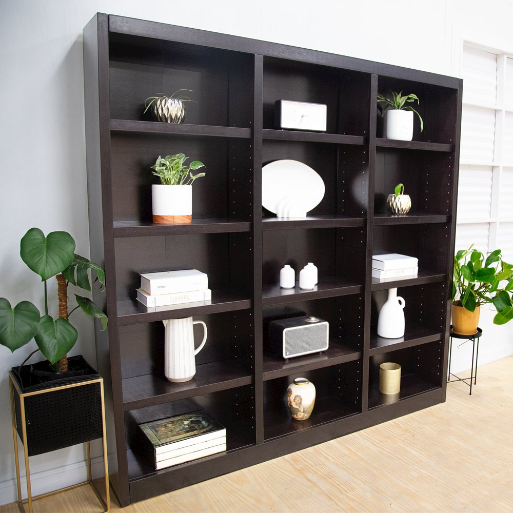 Concepts in Wood 72 x 72 Wall Storage Unit, Espresso Finish