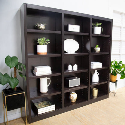 Concepts in Wood 72 x 72 Wall Storage Unit, Espresso Finish