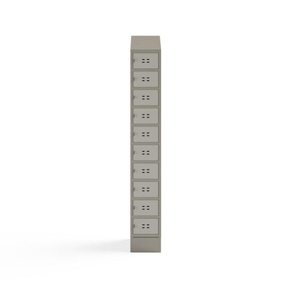 Single Continuous Metal Locker Base Addition 11.7"W x 16"D x 5.75"H - Tan