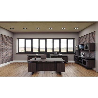 Mirella™ 72” Hutch with Glass Doors Southern Tobacco