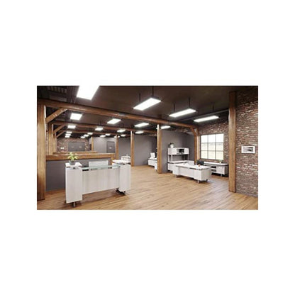 Mirella™ Low Wall Cabinet Wood Doors White Ash