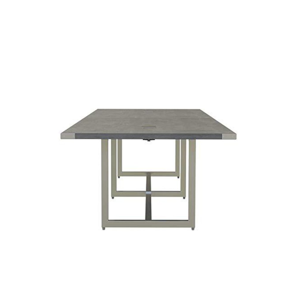 Mirella™ Conference Table, Sitting-Height, 12’ Stone Gray