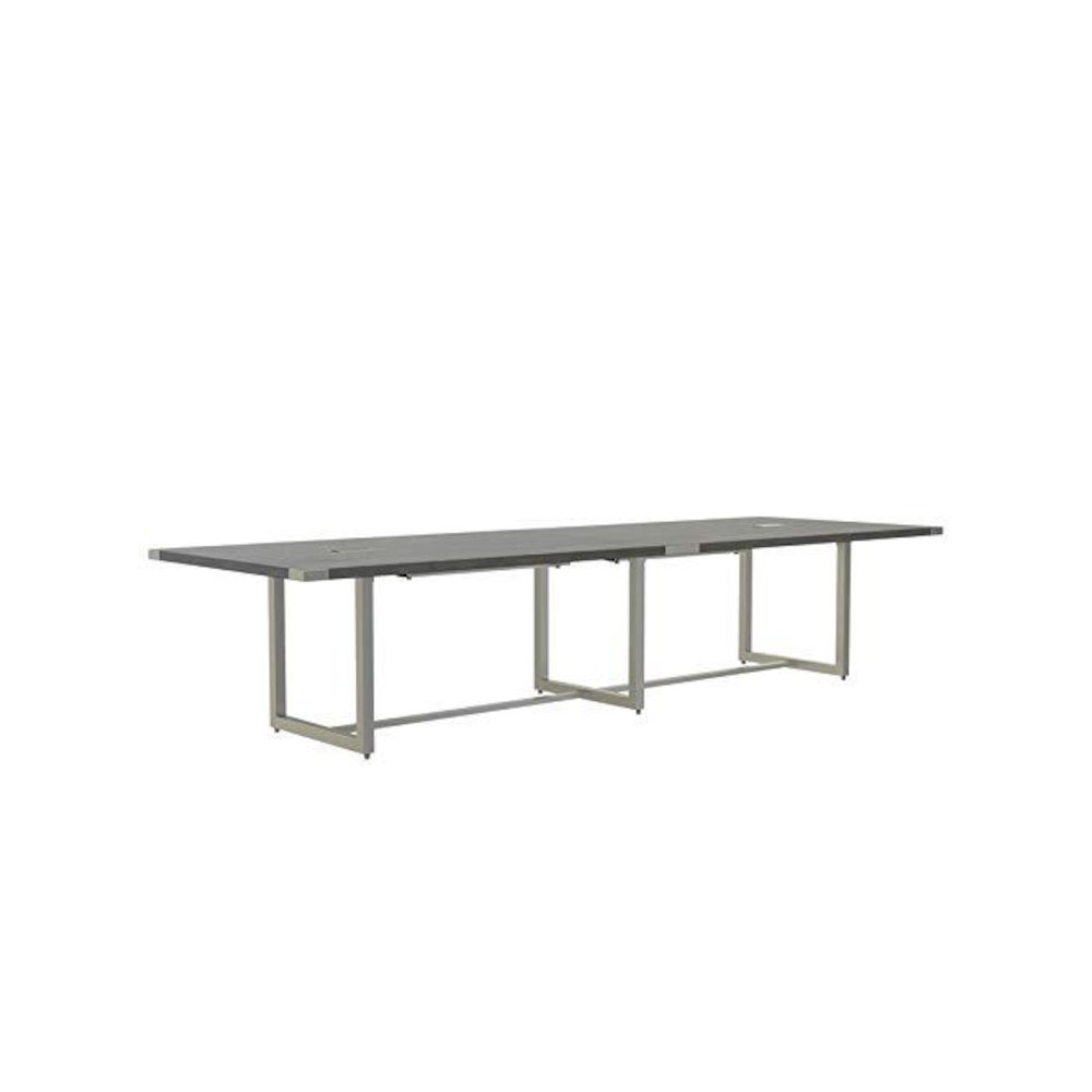 Mirella™ Conference Table, Sitting-Height, 12’ Stone Gray