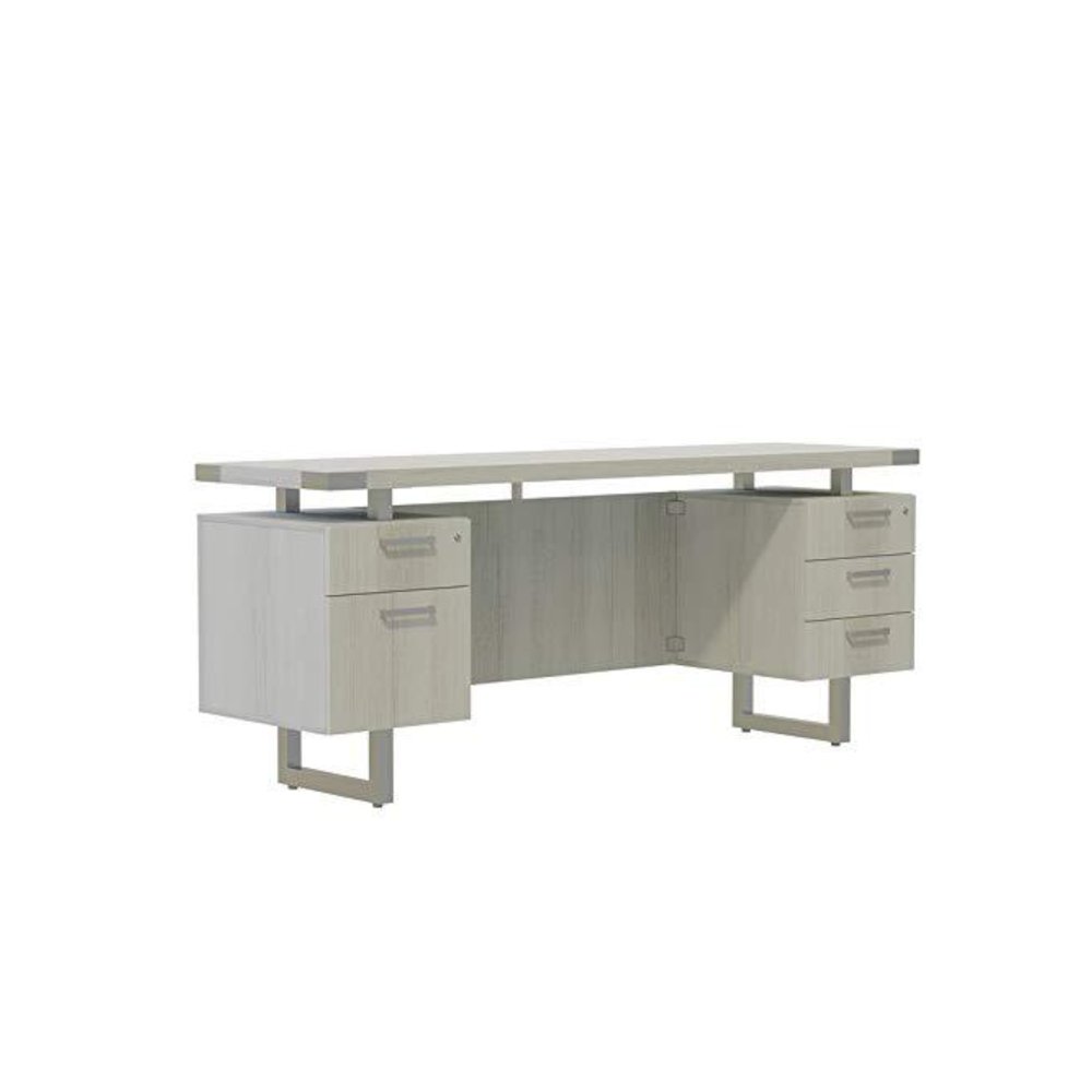 Mirella™ Free Standing Credenza, BBB/BF White Ash