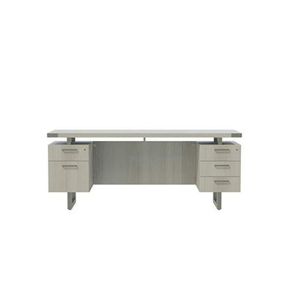 Mirella™ Free Standing Credenza, BBB/BF White Ash