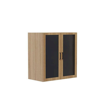 Mirella™ Glass Door Display Cabinet Sand Dune