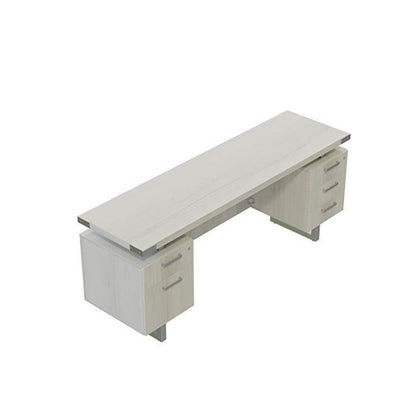 Mirella™ Free Standing Credenza, BBB/BF White Ash