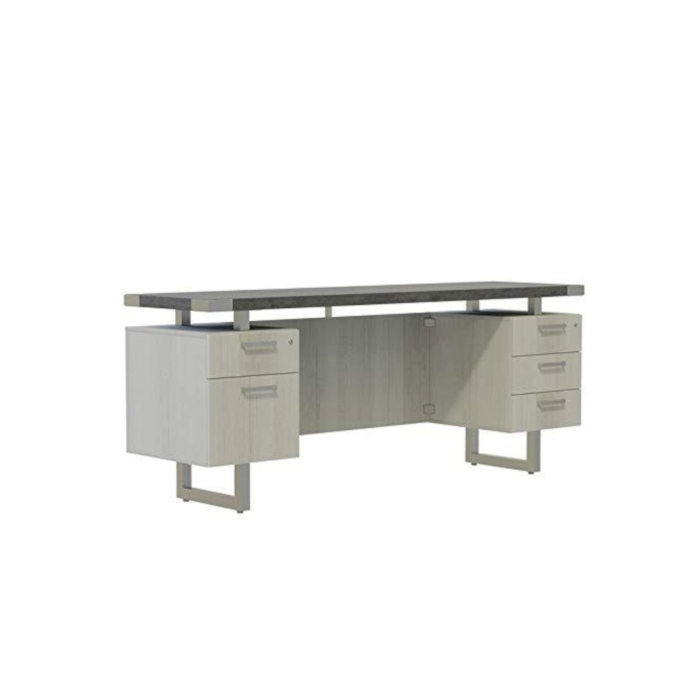 Mirella™ Free Standing Credenza, BBB/BF Stone Gray