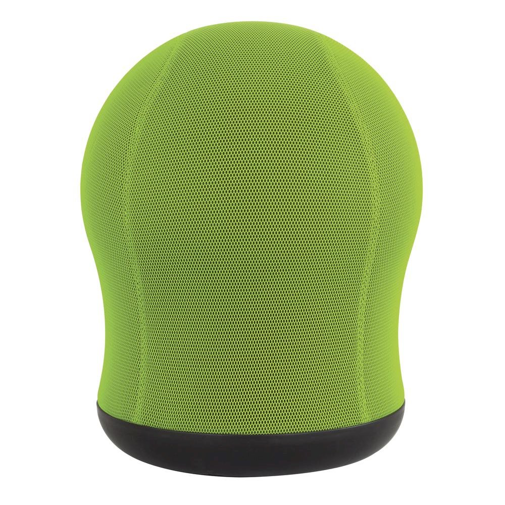 Zenergy Swivel Ball Chair, Green Seat/Green Back, Black Base