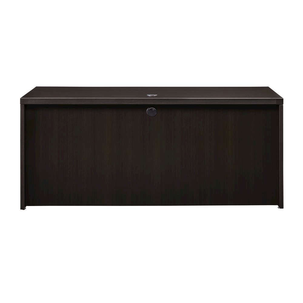 Aberdeen Series Laminate Credenza Shell, 72w x 24d x 29½h, Mocha