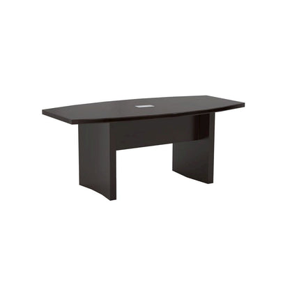 6' Conference Table, Boat Surface, Mocha