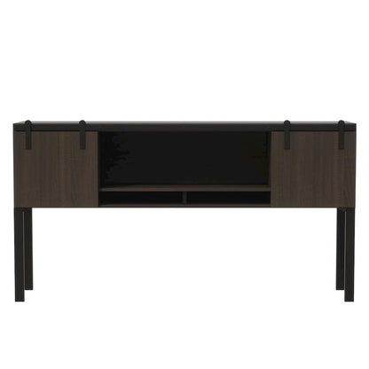 Mirella™ 72” Hutch with Sliding Wood Doors Southern Tobacco