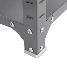 Safco Industrial Shelf - 48" x 18" x 85" - 6 x Shelf(ves) - 5700 lb Load Capacity - Durable - Dark Gray - Powder Coated - Steel - Assembly Required