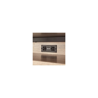 Power Module with 2 Power and 2 USB Outlets Black