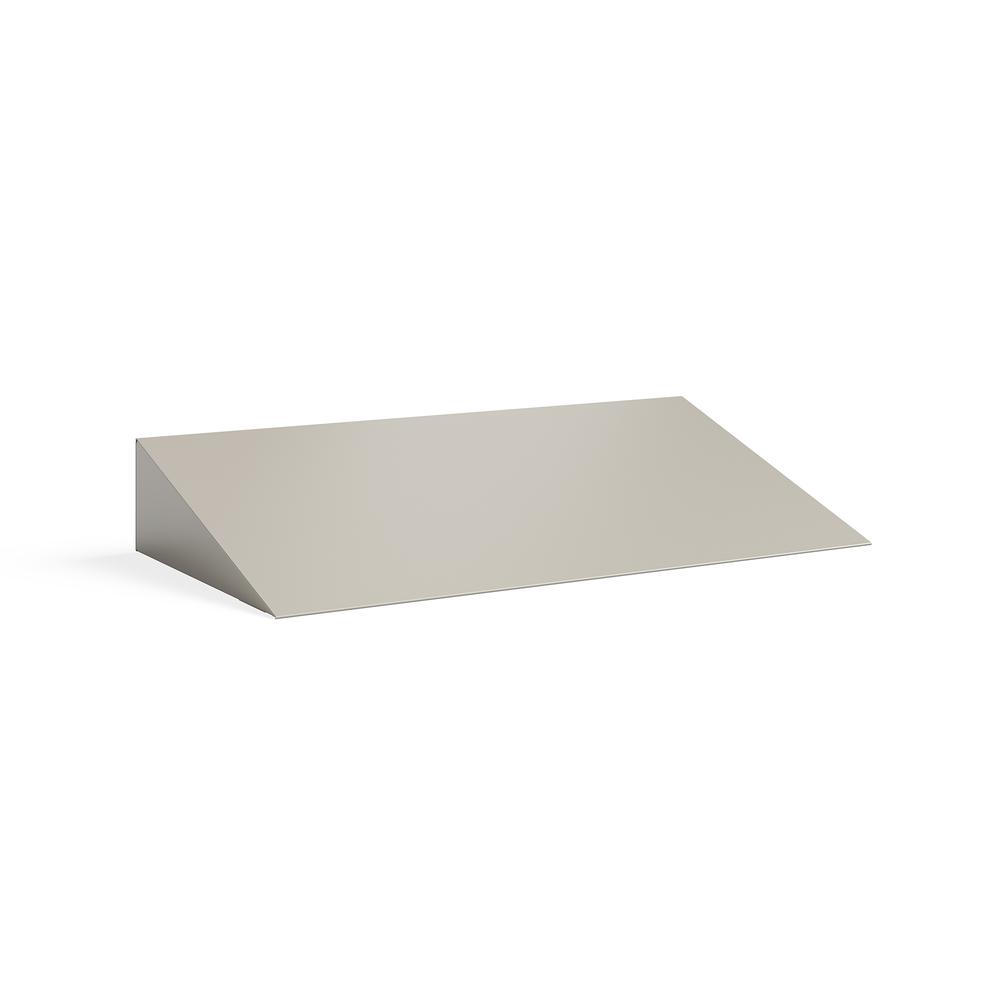 Triple Sloped Metal Locker Hood Addition 36"W x 18"D x 6"H - Tan