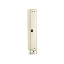 Single-Tier Locker, 12w x 18d x 78h, Two-Tone Tan