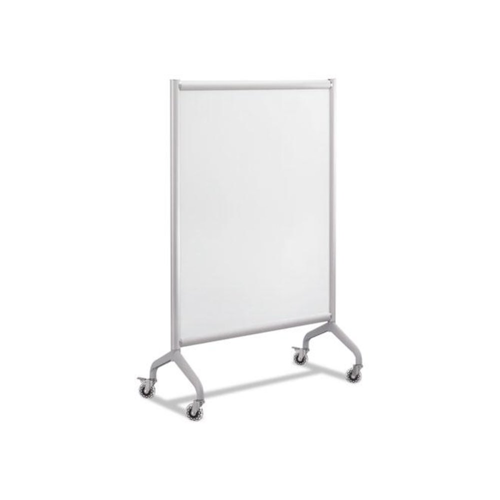 Rumba Whiteboard Collaboration Screen, 36" x 48", White Surface, Powder-Coated Aluminum Frame