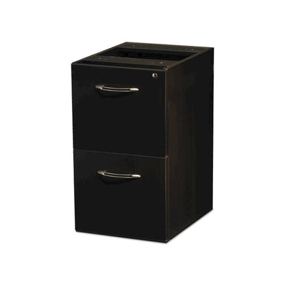 Aberdeen Series File/File Credenza Pedestal, 15¼w x 20d x 27½h, Mocha