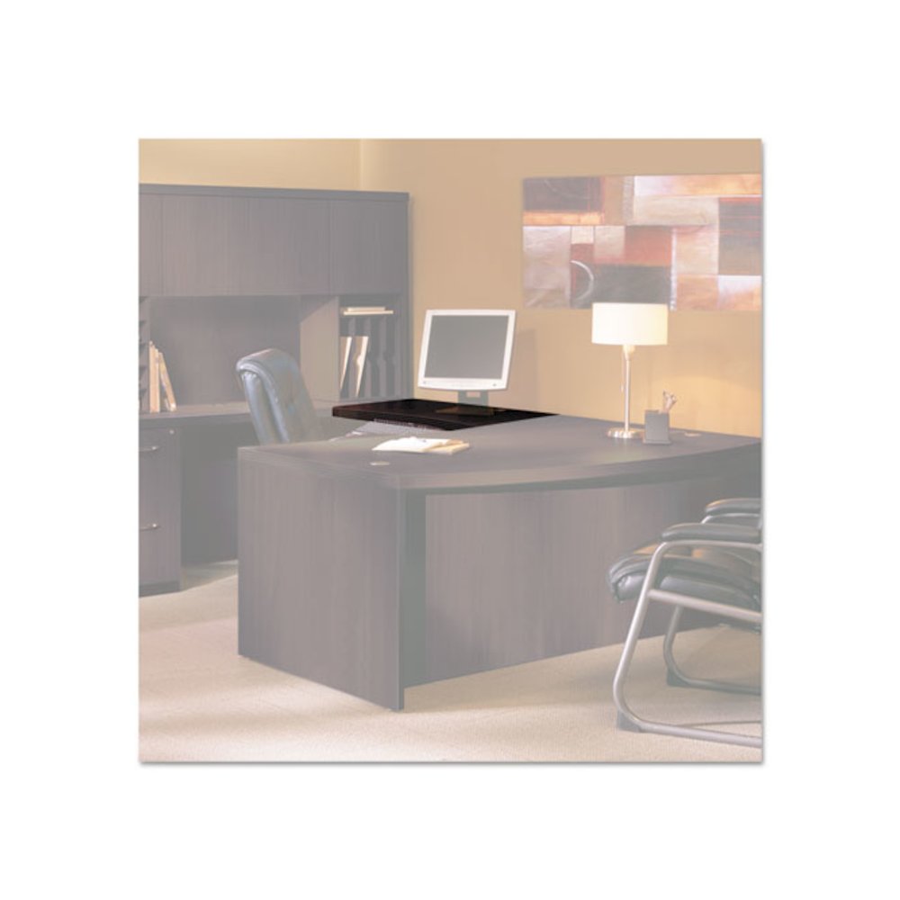 Aberdeen Series Laminate Contour Bridge, 42w x 24d x 29½h, Mocha