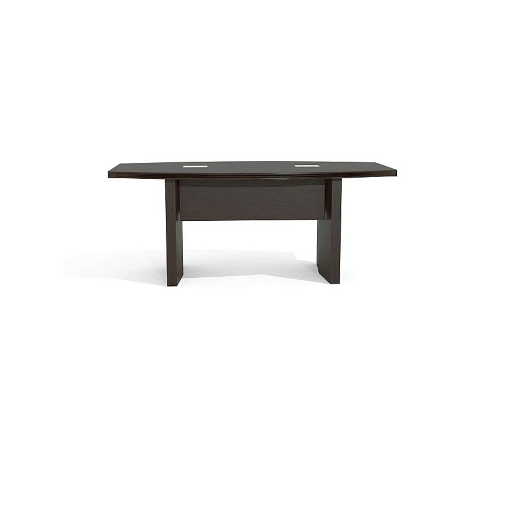 6' Conference Table, Boat Surface, Mocha