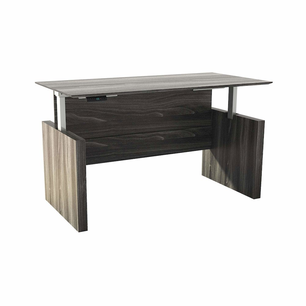 Medina Height-Adjustable 72" Straight Height Adjustable Desk- MNDSHA72LGS