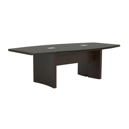 8' Conference Table, Boat Surface, Mocha