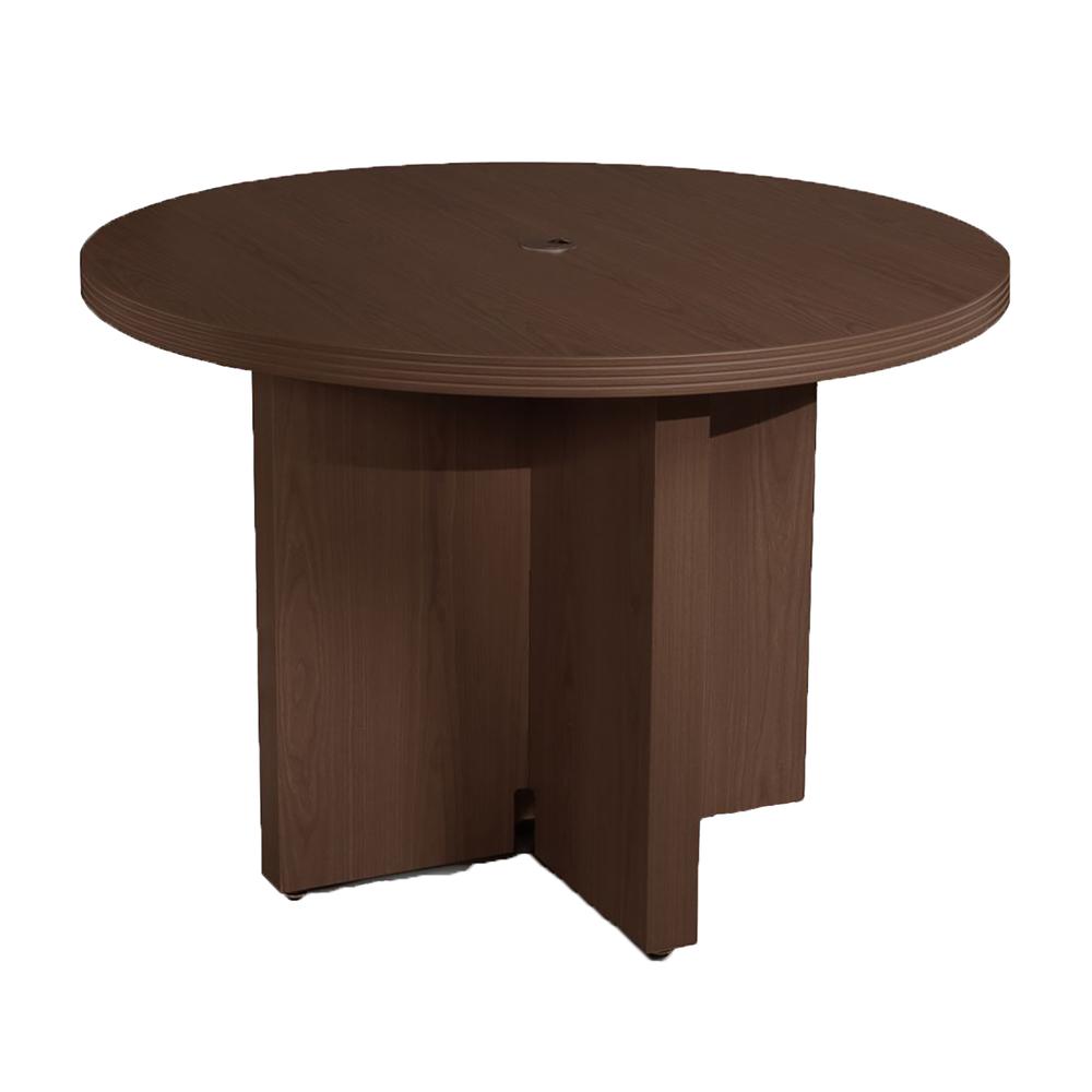 42" Round Conference Table, Mocha