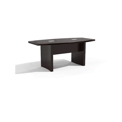 6' Conference Table, Boat Surface, Mocha