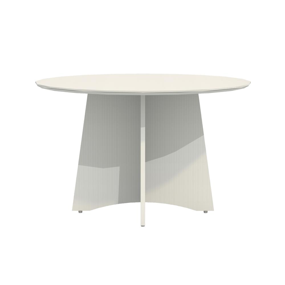 Medina Conference Table (48" Round), Textured Sea Salt