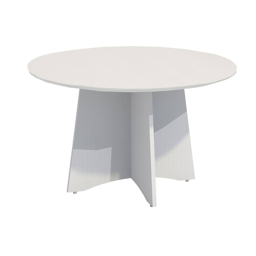 Medina Conference Table (48" Round), Textured Sea Salt